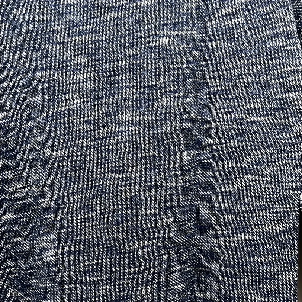 NWT J. Crew Blue and White Heathered Knit Sweater with Embellishments - Sz Small